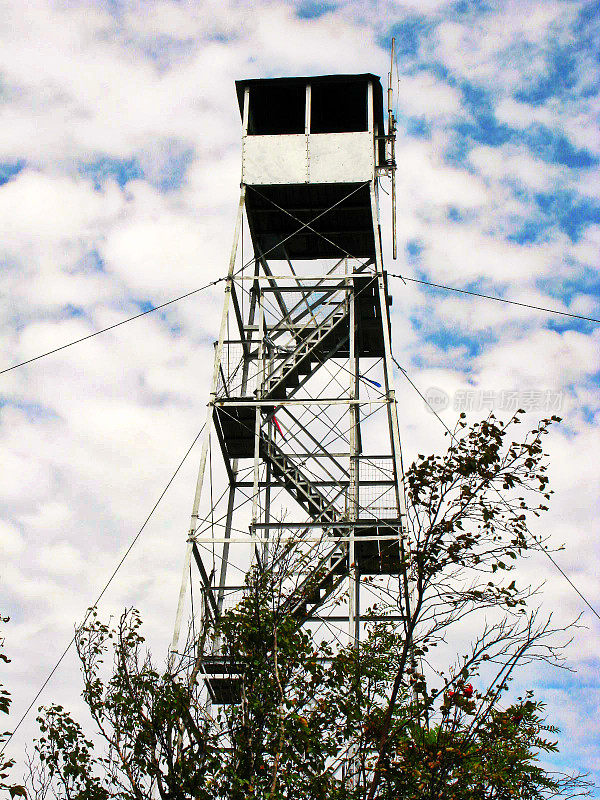Fire Tower on Hadley Mountain, Adirondack Park, New York
